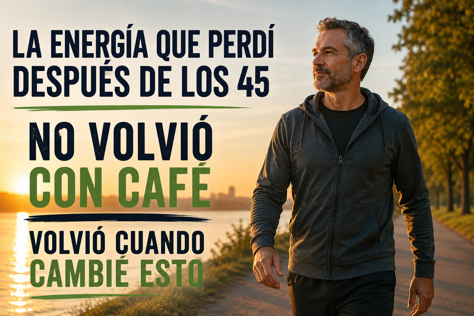 La energía que perdí después de los 45 no volvió con café: volvió cuando cambié esto