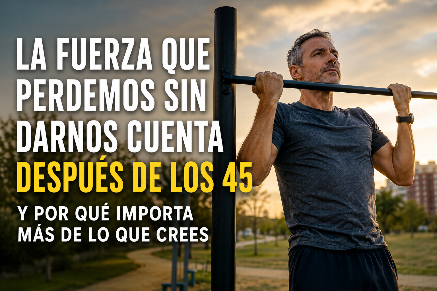 La fuerza que perdemos sin darnos cuenta después de los 45(y por qué importa más de lo que crees)